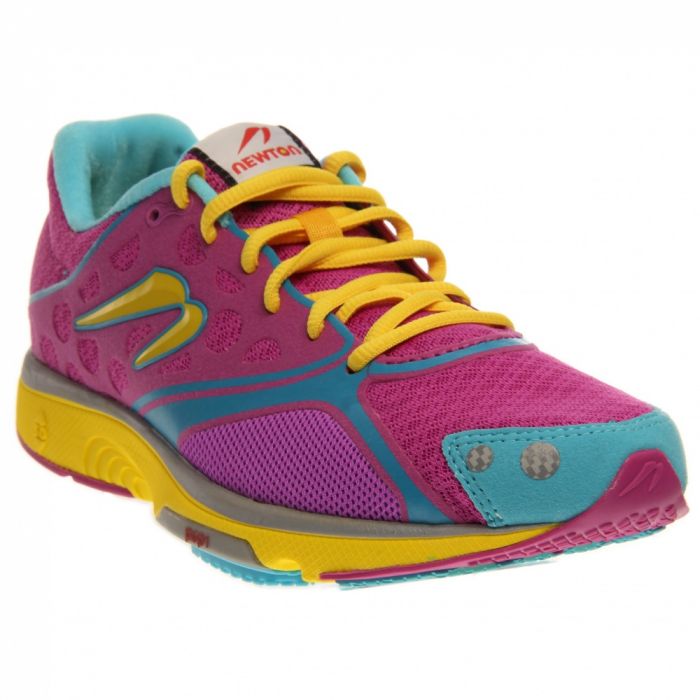 Newton Running Motion - Hot Pink Turquoise Yellow - Women's